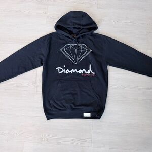Diamond Supply Co. Navy Hoodie with Logo